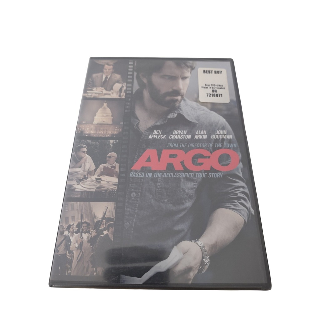Argo DVD Ben‎ Affleck Bryan Cranston Alan Arkin Widescreen New Sealed 2012 Movie